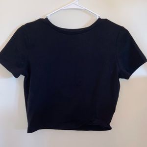 black crop top